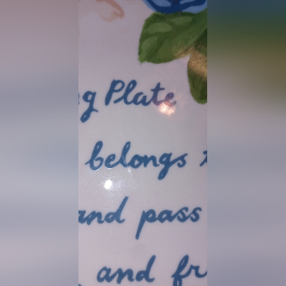 NWT Molly Hatch Floral Sharing Plate - Picture 5 of 7